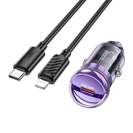 Автомобильное зарядное устройство HOCO Z1  2xUSB 2,1A, Black