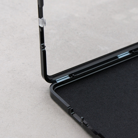 Чехол для Xiaomi Redmi Note 12 Pro 5G, ERBORD Glass Armor Leather, чёрный
