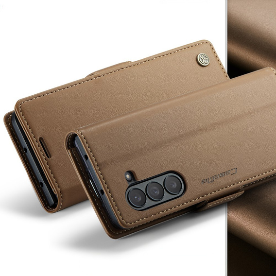 CASE фліп-чохол для Samsung Galaxy Z Fold6 5G, Litchi Wallet, коричневий