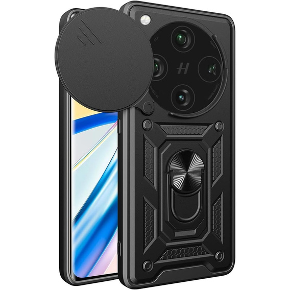 Чехол NOX Camera Slide Oppo Find X8 Pro, CamShield Slide, чёрный