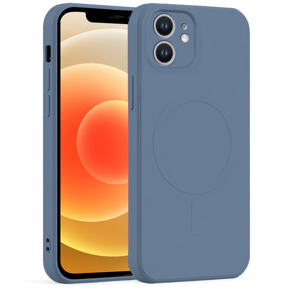Чoхол Silicone до iPhone 11, MagSafe, Blue
