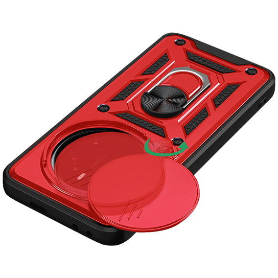 Чехол NOX Camera Slide Honor Magic 7 Pro, CamShield Slide, красный