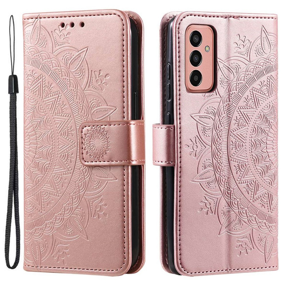 Чохол-книжка для Samsung Galaxy A14 4G/5G, Mandala, рожевий rose gold