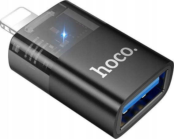 Адаптер HOCO - USB-C TYPE-C на Lightning, Black