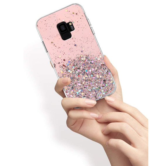 Чoхол до Samsung Galaxy S9, Glittery, рожевий