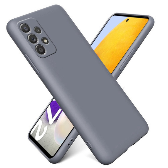 Чoхол до Samsung Galaxy A72 / A72 5G, Silicone Lite, лавандово-сірий