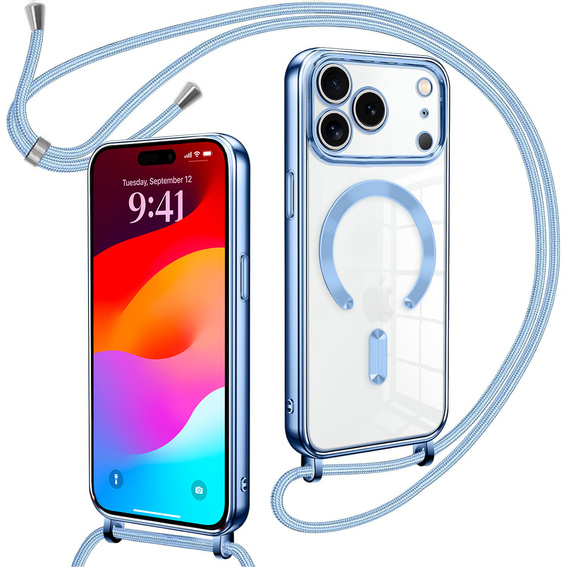 Чехол Electro MagSafe + шнурок для iPhone 17 Pro Max