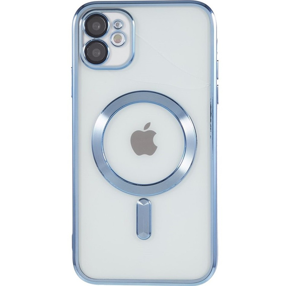 Чохол для iPhone 12, Electro MagSafe, м'яти + Скло на екран