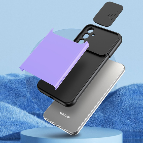 Чoхол до Samsung Galaxy A54 5G, Slide Camera, чорний