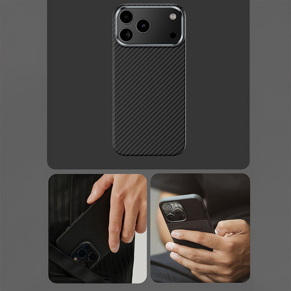Чехол BENKS Kevlar Armor Air Carbon Fiber 600D A070 to MagSafe для iPhone 17 Pro Max