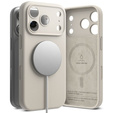 Чехол Ringke для iPhone 17 Pro Max, силиконовый магнитный MagSafe, камень