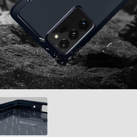 Чехол до Samsung Galaxy Note 20 Ultra, Suritch Basic (Two Frames), темно-синий