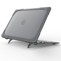 Чехол Kickstand Full Protection для Macbook Air 13 A1369/A1466 - Grey