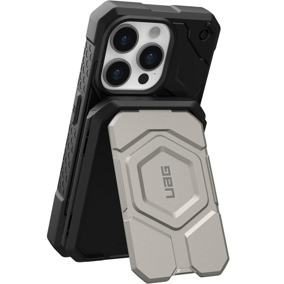 Гаманець для iPhone MagSafe від Urban Armor Gear, сріблястий