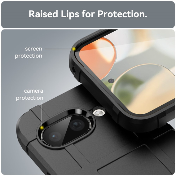 Чoхол до Motorola Edge 40 Neo, Rugged Shield, чорний