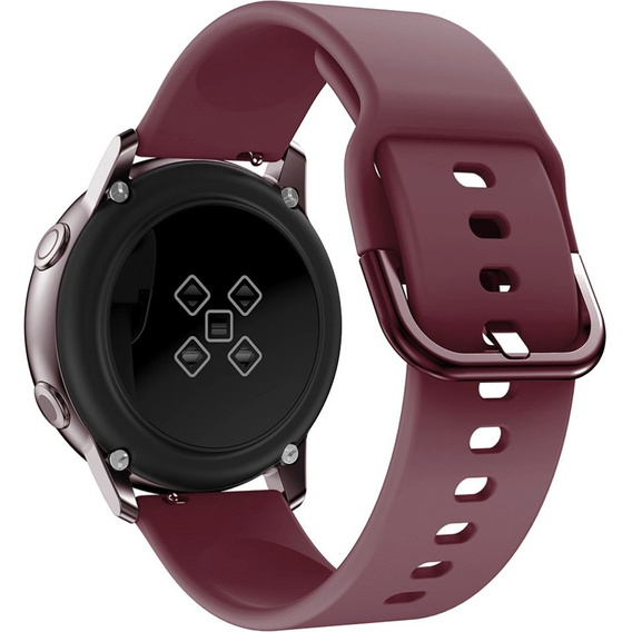 Силиконовый ремешок 20mm, Wine Red