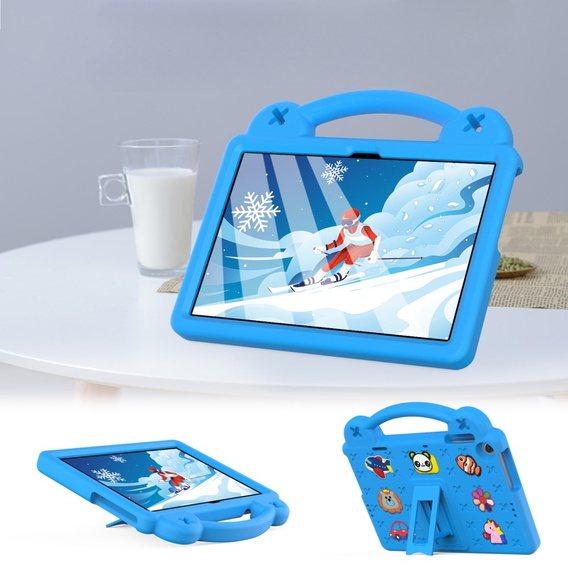 Детский чехол для Lenovo Tab M10 10.1 Gen 3 TB-328FU/TB-328XU, Cute Patterns, с подставкой, синий
