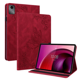 Чехол для Lenovo Tab M11, Butterfly, красный