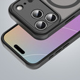 Матовий чохол для iPhone 17 Pro, для MagSafe, із захистом камери, чорний