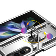 Бронированный Чехол до Samsung Galaxy Z Fold 4 5G, Nox Case Ring, серебряный