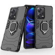 Чехол до Xiaomi Poco X5 Pro 5G, Kickstand Ring, чёрный