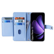 Откидной чехол для Oppo Reno 13, Wallet Zipper Pocket, синий