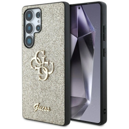 Чехол GUESS Fixed Glitter Big 4G Logo для Samsung Galaxy S25 Ultra