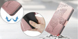 Чохол-книжка для Xiaomi Redmi 15C 4G/LTE, Butterfly, рожевий rose gold