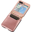 Шкіряний чохол для Samsung Galaxy Z Flip 5 5G, рожевий