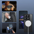 Чохол для Xiaomi 14T, для MagSafe, ERBORD Matt Case, чорний + захисне скло