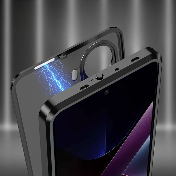 Чохол для Xiaomi Poco X7 Pro 5G, Frame Case, чорний
