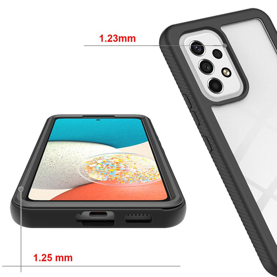 Чoхол Shockproof до Samsung Galaxy A53 5G, із захисним екраном, м'яти