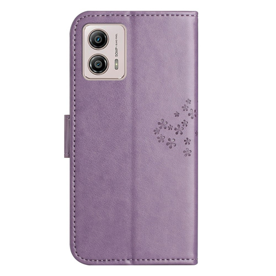 Чохол-книжка для Motorola Moto G53 / G23 / G13, Tree, фіолетовий