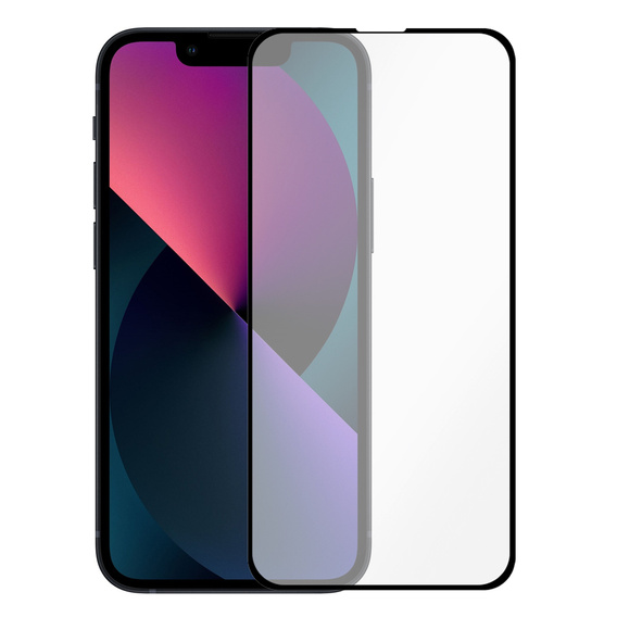 2x Закаленное стекло для iPhone 13 Mini, ERBORD Easy App Full Screen Protector