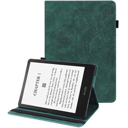 чехол-крышка для Amazon Kindle Paperwhite 5 (2021), flower, синий