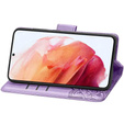 Чохол-книжка для Motorola Edge 50 Pro, Butterfly, фіолетовий