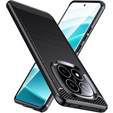 Чехол до Xiaomi Redmi Note 14 Pro+, Carbon, чёрный