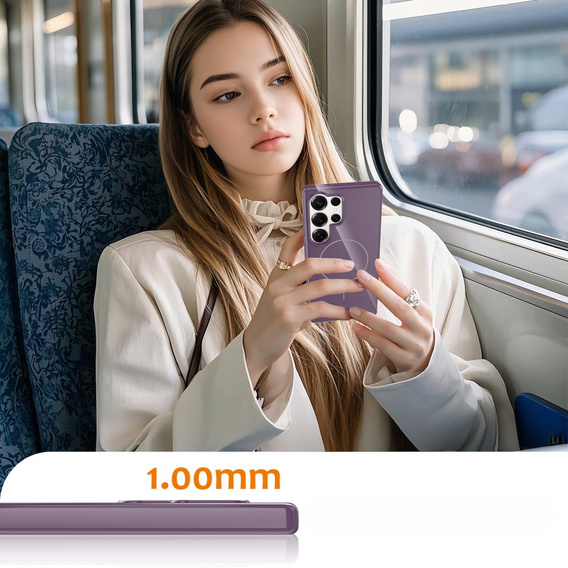 Чoхол до Samsung Galaxy S25 Ultra, GKK Leather, чорний