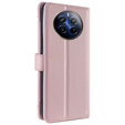 Откидной чехол для Realme 12 Pro 5G / 12 Pro+ 5G, Wallet Zipper Pocket, розовый