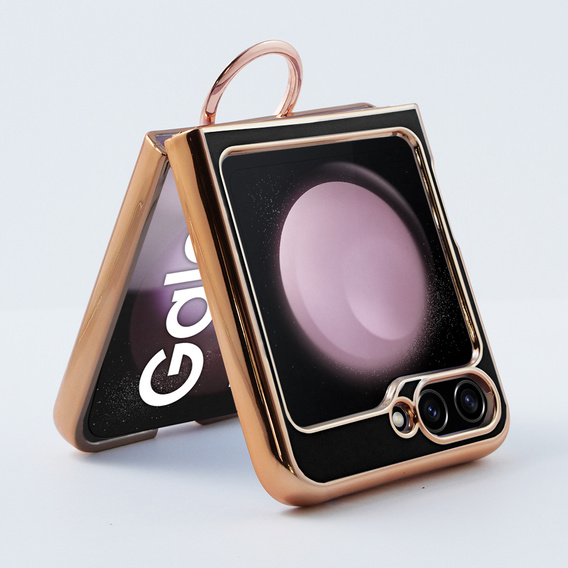 Чехол до Samsung Galaxy Z Flip 5 5G, Electro Ring, чёрный