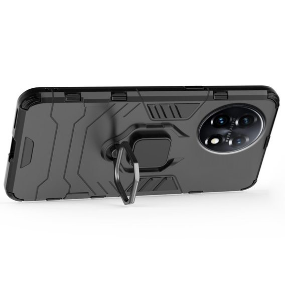 Чехол до OnePlus 11 5G, Kickstand Ring, чёрный