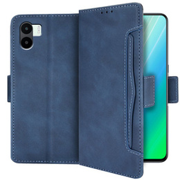 Откидной чехол для Xiaomi Redmi A1 4G / A2 4G, Card Slot, синий