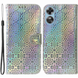 Чохол-книжка для Oppo A17, Wallet mandala, сірий