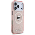 Чехол для телефона Karl Lagerfeld IML Choupette Head Logo MagSafe для iPhone 17 Pro Max