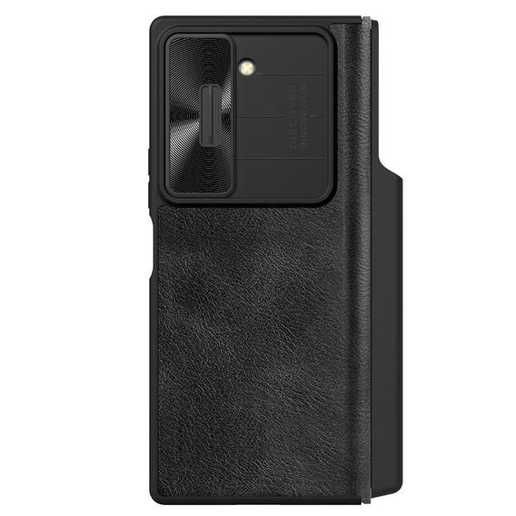 NILLKIN флип-кейс для Samsung Galaxy Z Fold6 5G, CamShield Qin Pro, кожа, чёрный