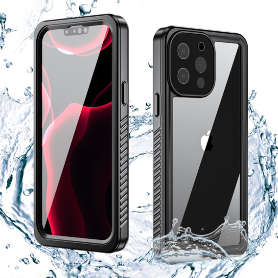 Водонепроницаемый чехол IP68 для iPhone 13 Pro Max, чёрный