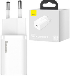 Baseus Speed Mini PD18W Ładowarka - White