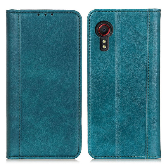Чoхол до Samsung Galaxy Xcover 7, Wallet Litchi Leather, зелений