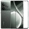 3D загартоване скло для Realme GT 6 / 6T, чорна рамка