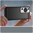 Чехол до Huawei P60 / P60 Pro, Carbon, чёрный